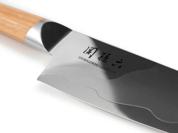 Kvalitets japansk kjøkkenkniv KAI Seki Composite kokkekniv 20 cm – Oslo Knivsliper