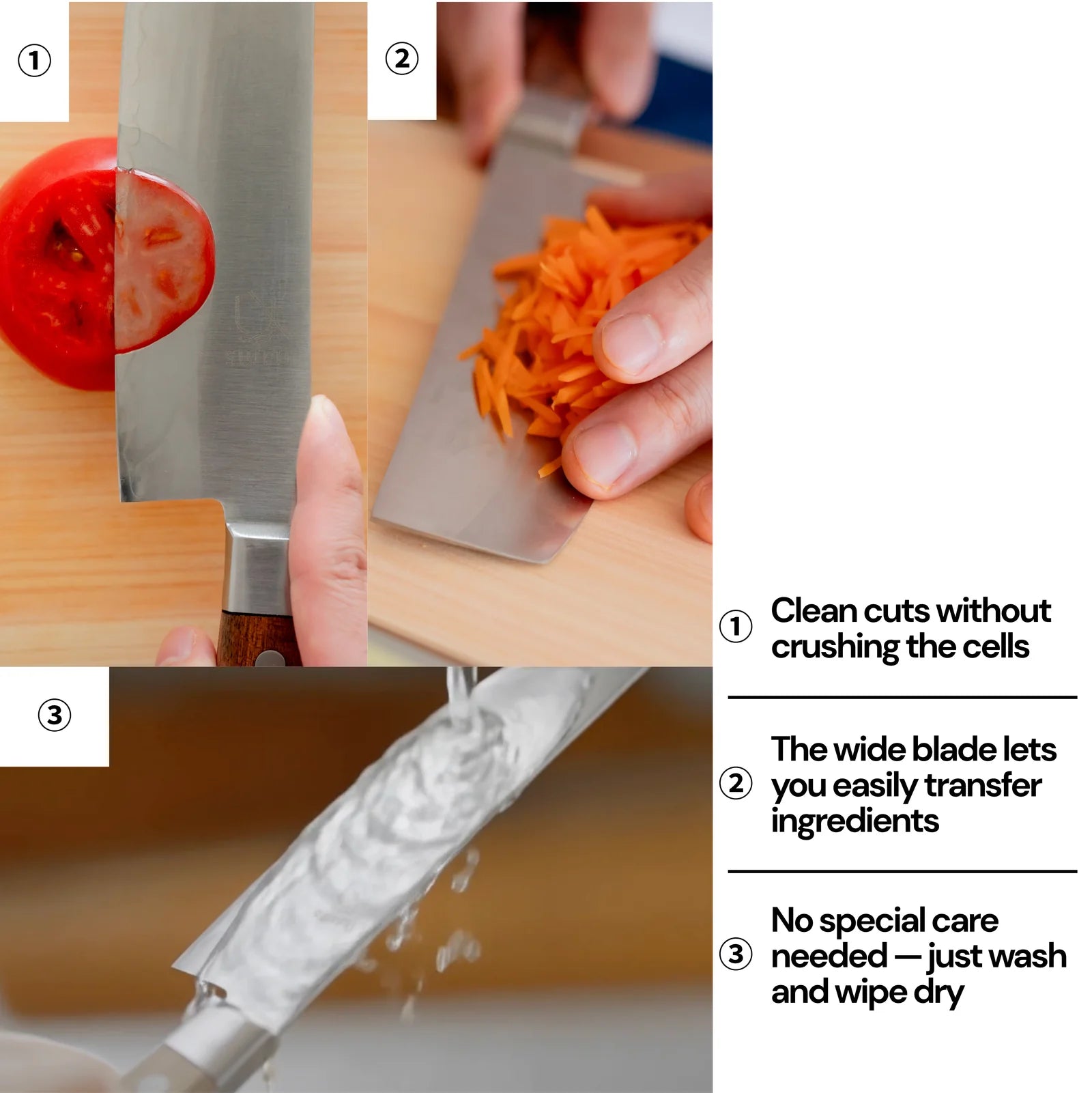 SUIFU Håndlaget japansk kniv